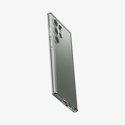 ACS05610 - Galaxy S23 Ultra Case Liquid Crystal in crystal clear showing the back